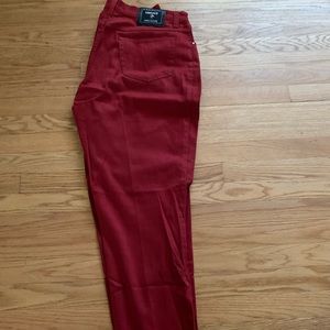 Red Versace jeans